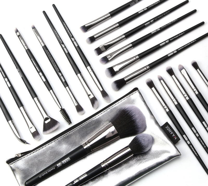 20-Piece Professional Eye Makeup Brush Set with Bag
