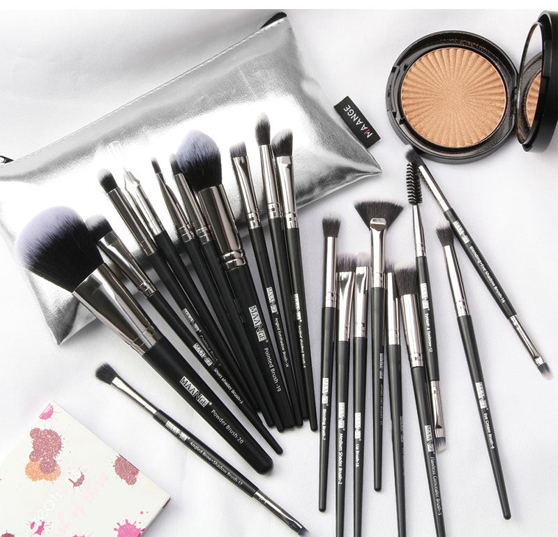 20-Piece Professional Eye Makeup Brush Set with Bag