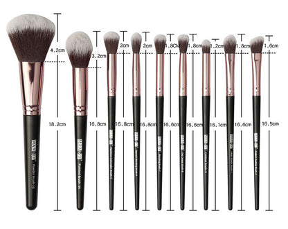 20-Piece Professional Eye Makeup Brush Set with Bag