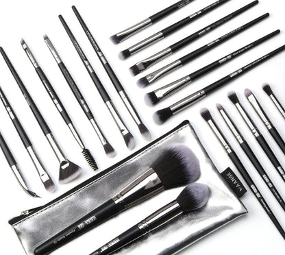 20-Piece Professional Eye Makeup Brush Set with Bag