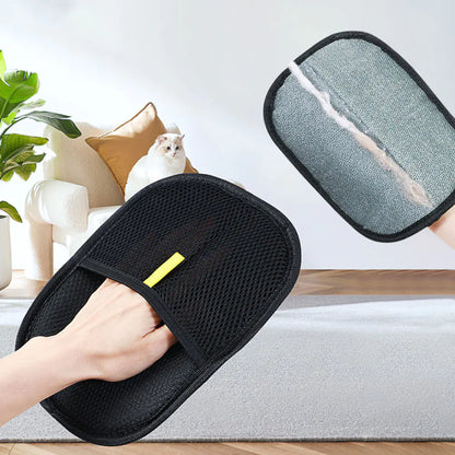 Dual-Sided Pet Hair Remover Mitt