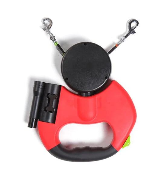 Retractable Dual Leash Dog Walker