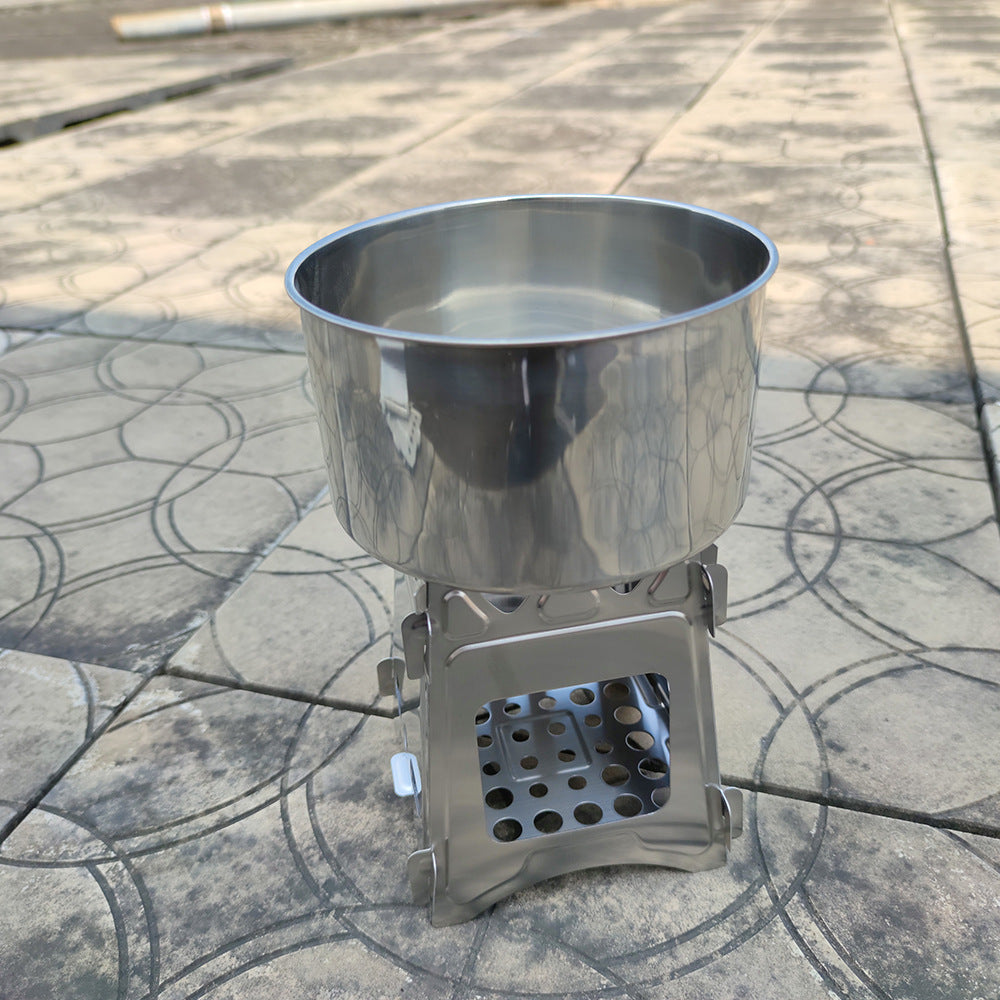 Portable Stainless Steel Folding Camping Stove