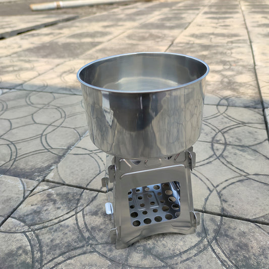 Portable Stainless Steel Folding Camping Stove