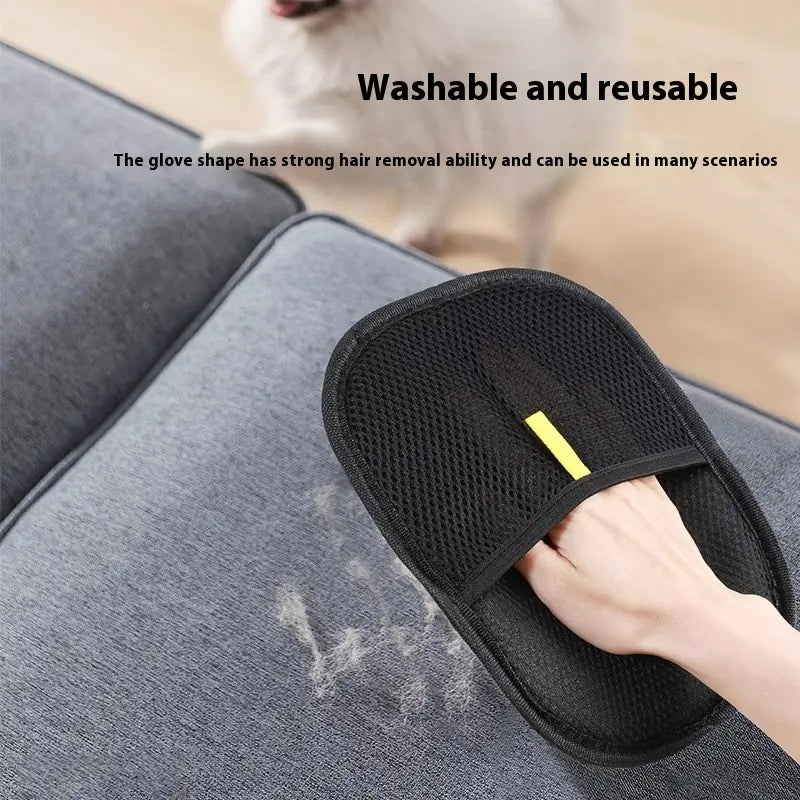Dual-Sided Pet Hair Remover Mitt