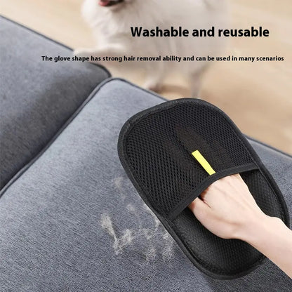 Dual-Sided Pet Hair Remover Mitt