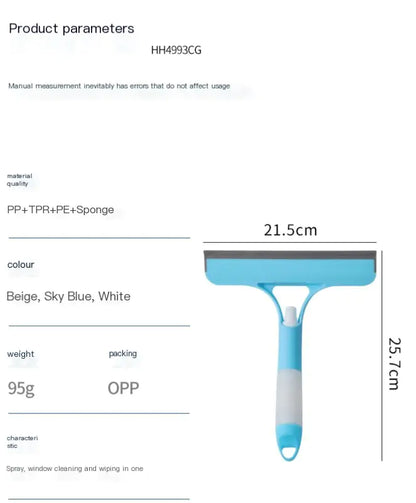 3-in-1 Window Cleaner with Spray