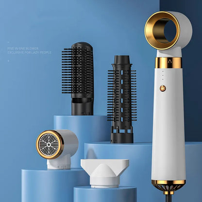 5-in-1 Hair Dryer & Automatic Curling Iron