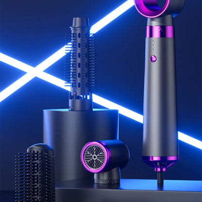 5-in-1 Hair Dryer & Automatic Curling Iron